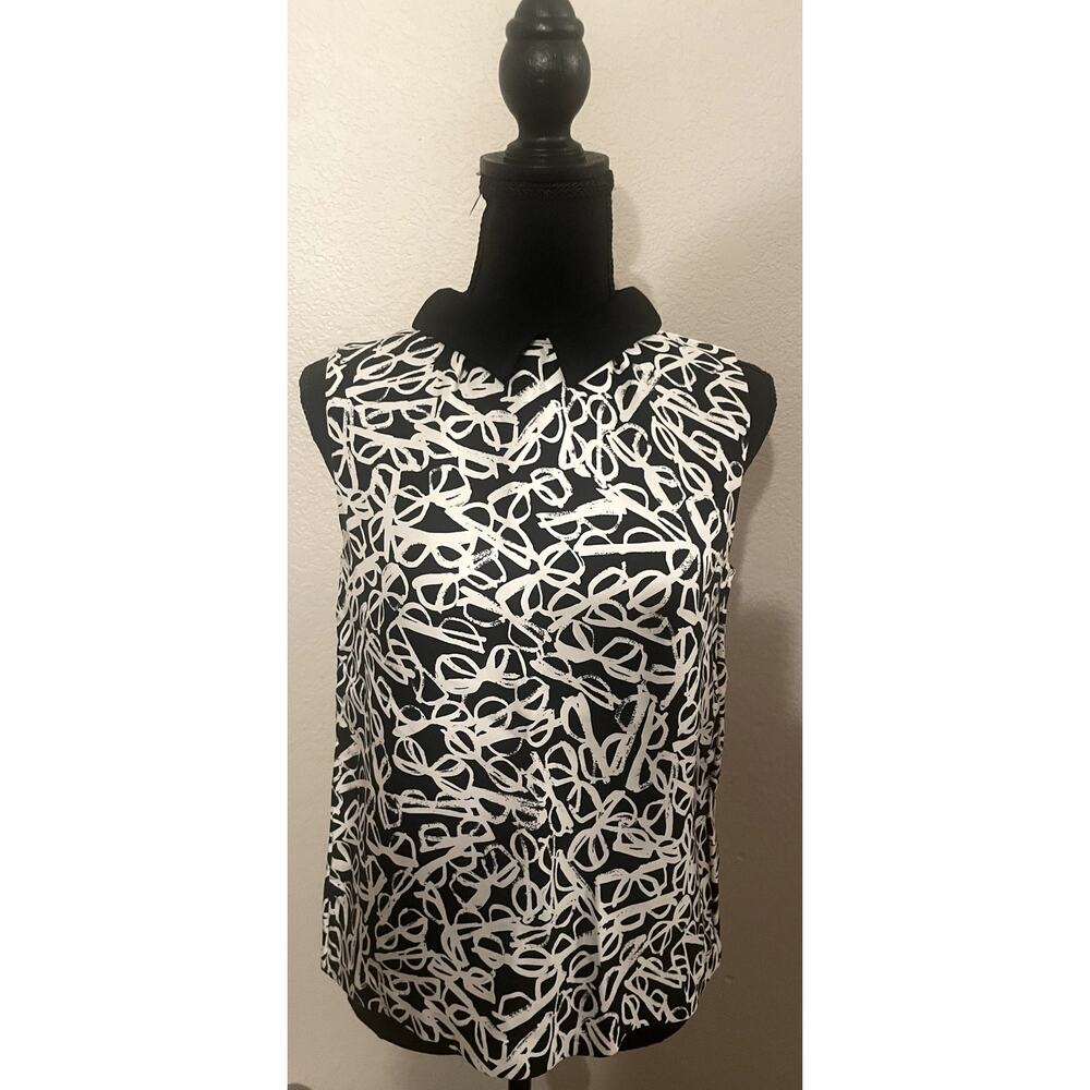 Kate Spade Glasses Blouse Size 4